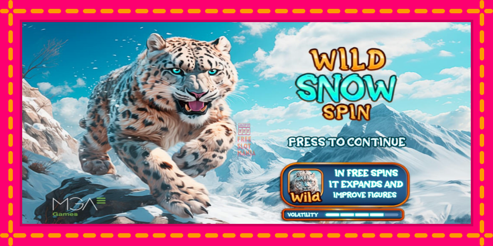 Automat Wild Snow Spin z jasną grafiką, zdjęcie 1