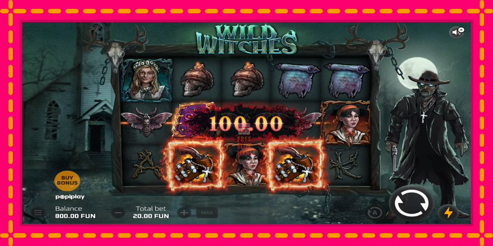 Automat Wild Witches z jasną grafiką, zdjęcie 4