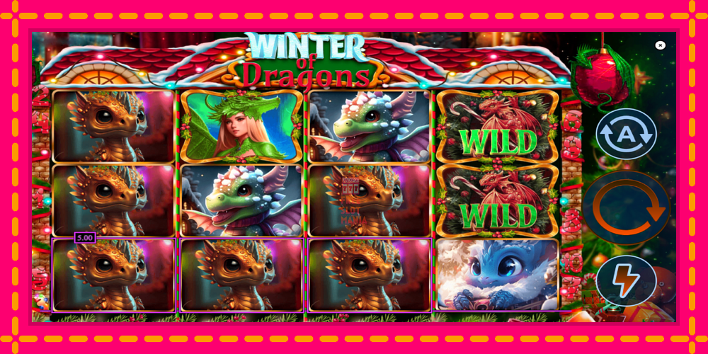 Automat Winter of Dragons z jasną grafiką, zdjęcie 3