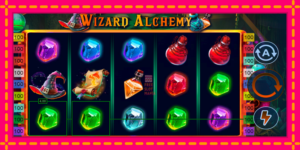 Automat Wizard Alchemy z jasną grafiką, zdjęcie 3