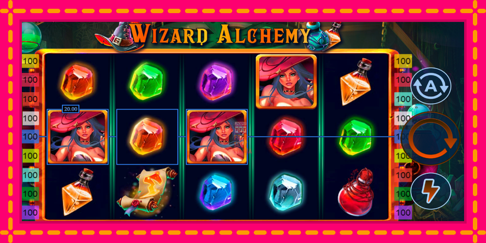 Automat Wizard Alchemy z jasną grafiką, zdjęcie 4