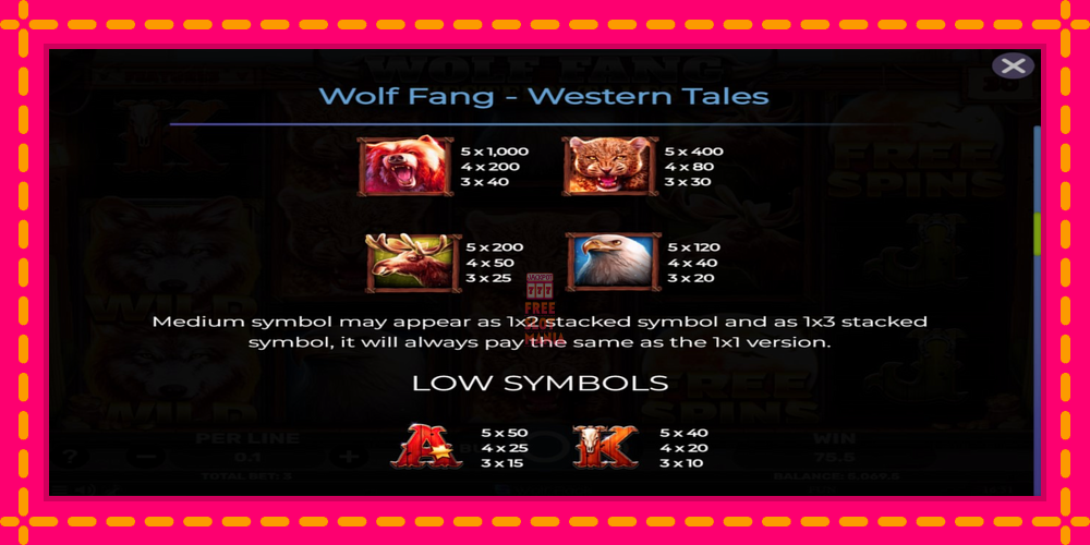 Automat Wolf Fang - Western Tales z jasną grafiką, zdjęcie 5