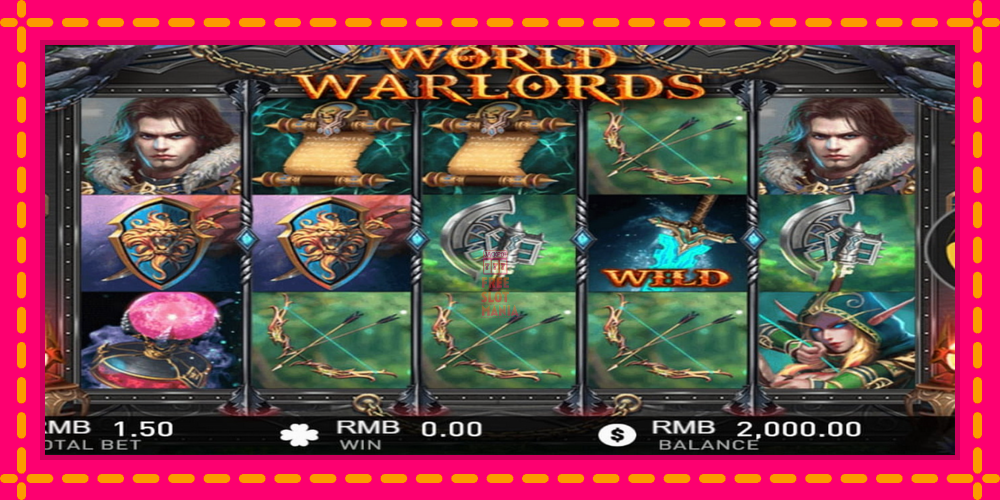 Automat World of Warlords z jasną grafiką, zdjęcie 1