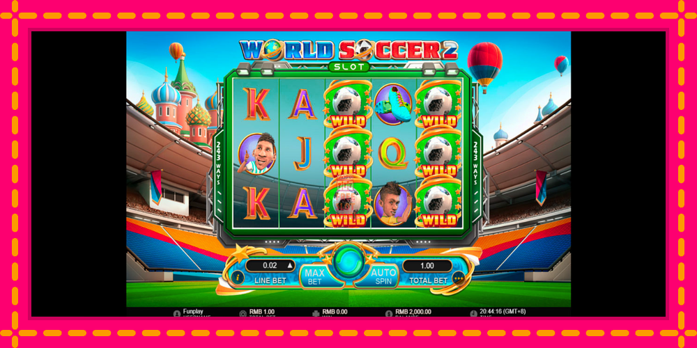 Automat World Soccer Slot 2 z jasną grafiką, zdjęcie 1