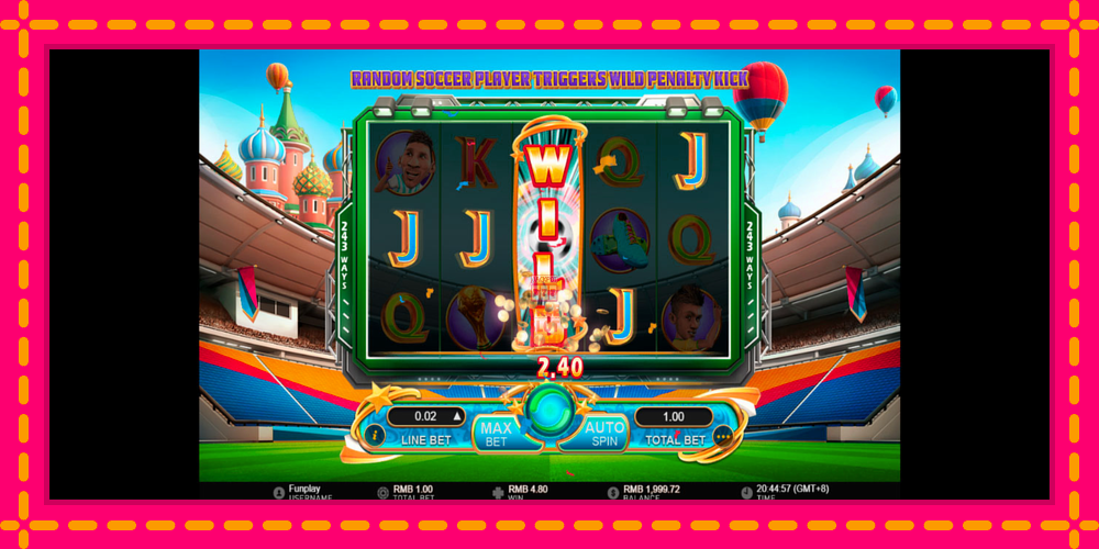 Automat World Soccer Slot 2 z jasną grafiką, zdjęcie 3