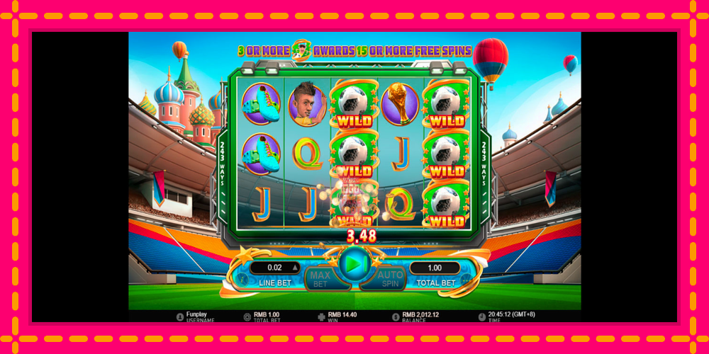 Automat World Soccer Slot 2 z jasną grafiką, zdjęcie 4