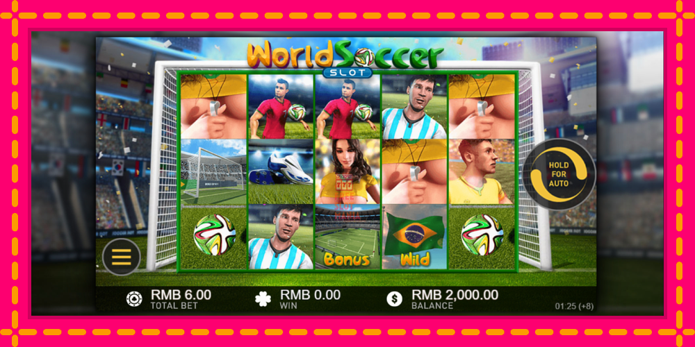 Automat World Soccer Slot z jasną grafiką, zdjęcie 2