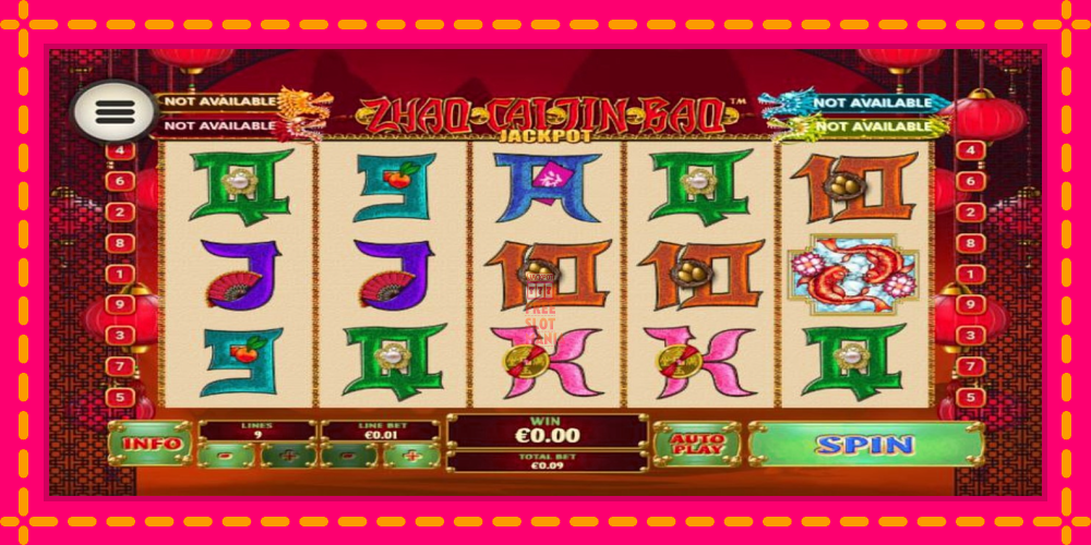 Automat Zhao Cai Jin Bao Jackpot z jasną grafiką, zdjęcie 1