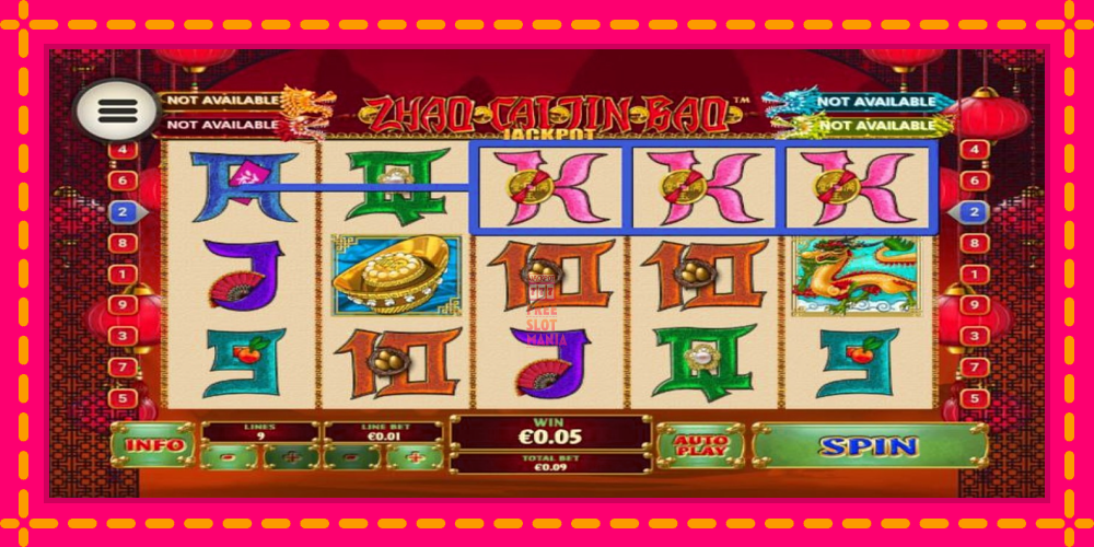 Automat Zhao Cai Jin Bao Jackpot z jasną grafiką, zdjęcie 2